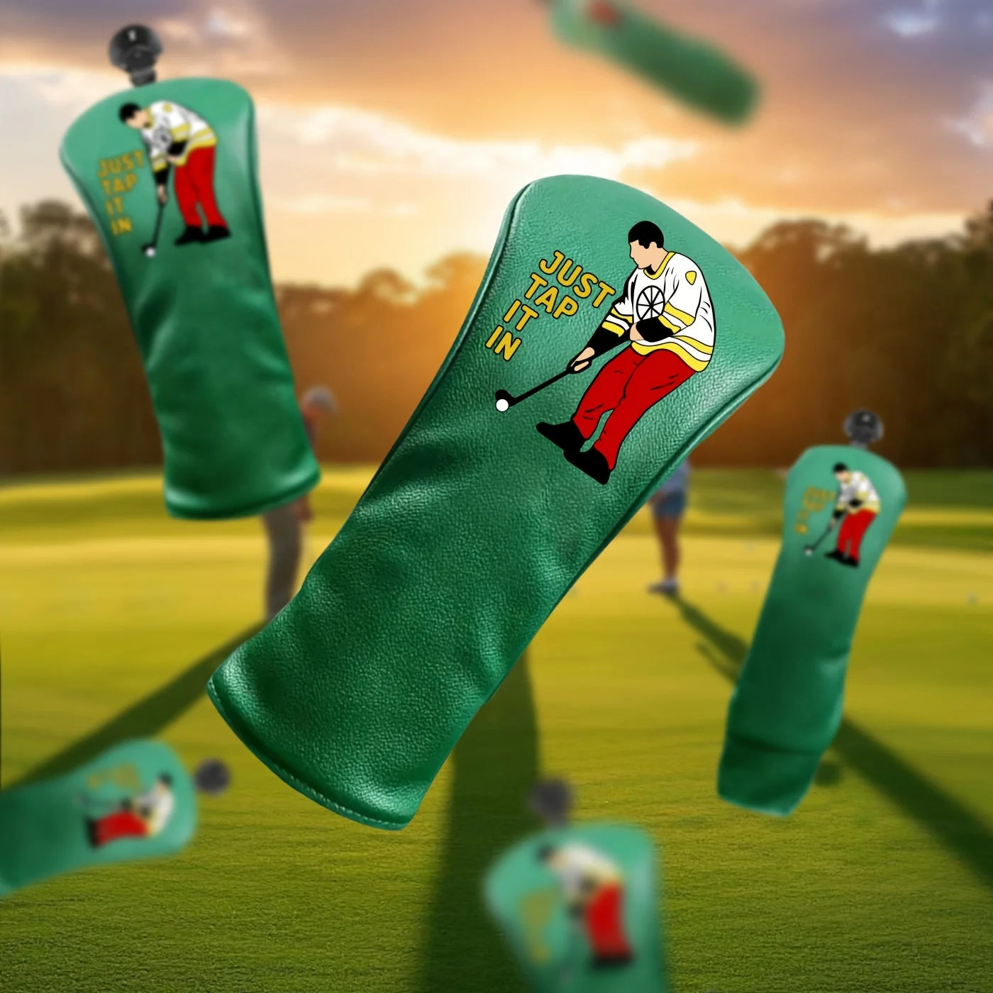 Happy Gilmour Head Covers - Just Tap It In