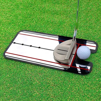 Golf Putting Practice Mirror Putting -  Mirror Alignment Training Aid