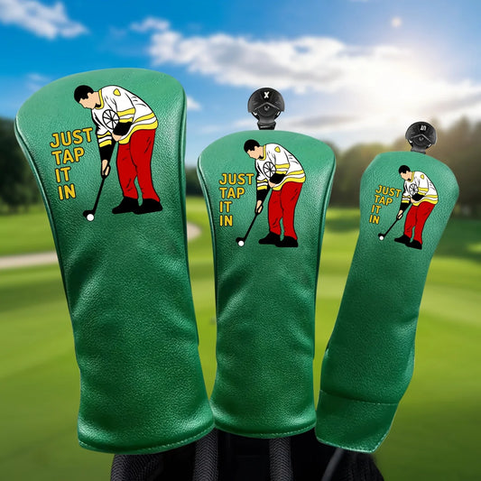 Happy Gilmour Head Covers - Just Tap It In